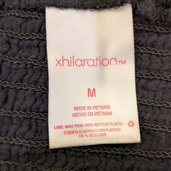 Xhilaration Sheer Tiered Navy Blue Swim Suit Cover Up, Size M, EUC! - Picture 9 of 9